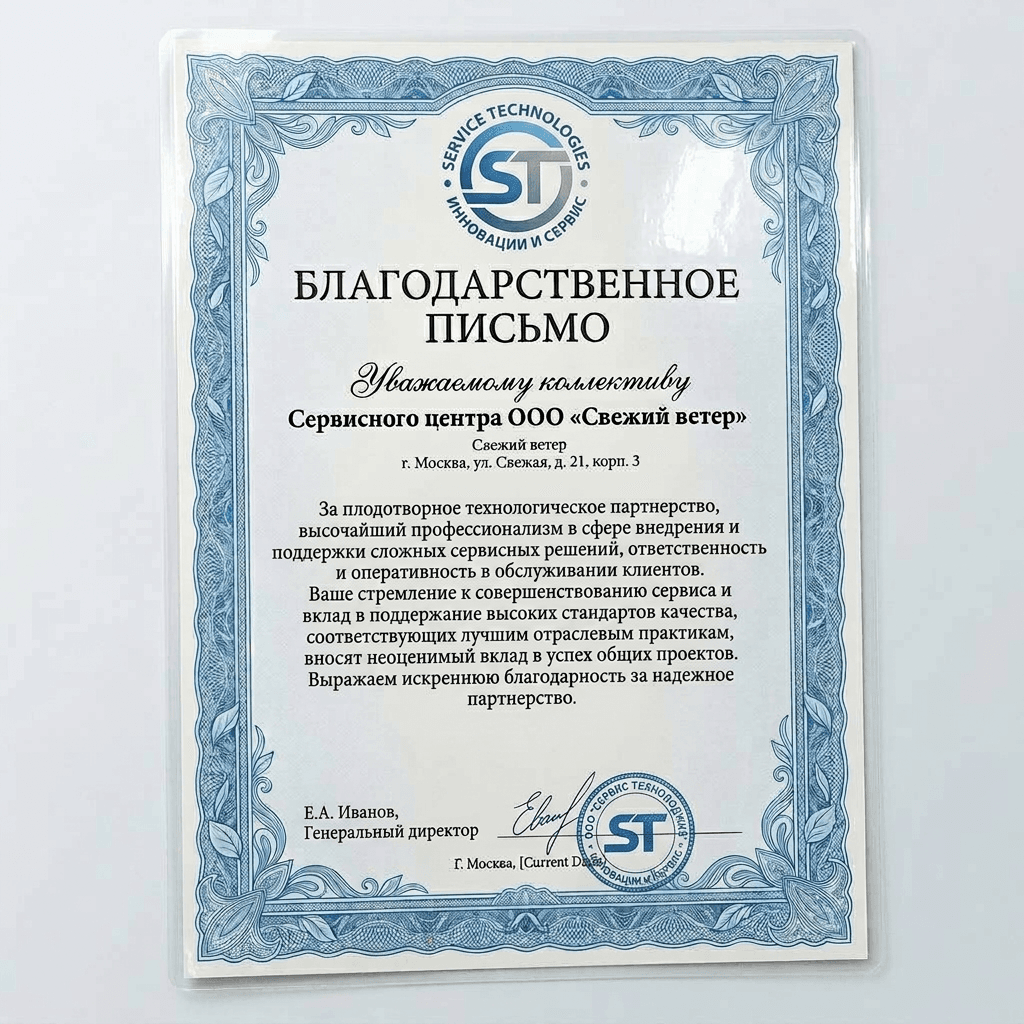 Благодарность от Gigabyte Technologies